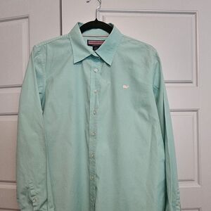 Green Vineyard Vines Button Down Shirt